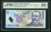 Q596 BANCNOTA 1000000 LEI 2003 ( 2004 ) NECIRCULATA UNC GRADATA PMG 64 EPQ