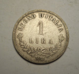 Italia 1 lira 1863