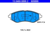 ATE 13.0460-5899.2 set placute frana,frana disc