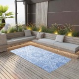 VidaXL Covor de exterior, ARAKIL bleu, 120x180 cm, PP 310453