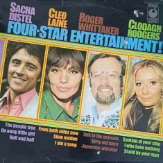 Disc vinil, LP. Four Star Entertainment!-Sacha Distel, Cleo Laine, Roger Whittaker, Clodagh Rodgers