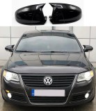 Cumpara ieftin Capace oglinzi tip BATMAN Volkswagen Passat B6 (2005 - 2010) negru lucios