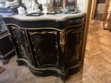 Comodă Neo Baroc, copie secolul XX necesită recondiționare; placa marmură detalii metalice