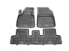 Set covorase auto din cauciuc Citroen C4 Picasso/Spacetourer, 06.2013-, 7 Locuri, negru, presuri tip tavita, Rezaw 201227, Aftermarket