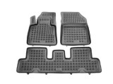 Set covorase auto din cauciuc Citroen C4 Picasso/Spacetourer, 06.2013-, 7 Locuri, negru, presuri tip tavita, Rezaw 201227, Aftermarket, Rapid