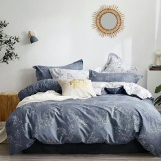 LENJERIE DE PAT PERCALLE IMPRIMAT (PRC9) - king size 6 piese