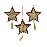 Cumpara ieftin Decoratiune - Star Playwood Flock - mai multe modele | Kaemingk