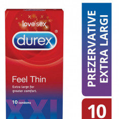 Prezervative-Prezervative Durex Feel Thin XXL 10 bucati