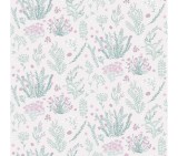 Tapet copii model floral, roz, verde, MY KINGDOM A90603