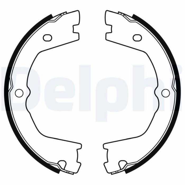 DELPHI LS2178 Set saboti frana, frana de mana