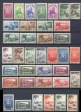 Colonii franceze, Maroc, vederi, antilope, forturi, 1939-42, seria completa de 37 valori, MNH