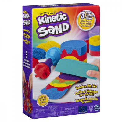 Kinetic Sand Set Unelte De Curcubeu Cu Accesorii foto