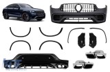 Un pachet de stil GLC63 potrivit pentru Mercedes GLC Coupe C253 2020-2023 pentru modelele echipate cu bara spate A Design Line Performance AutoTuning