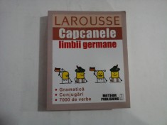 LAROUSSE - CAPCANELE LIMBII GERMANE - GRAMATICA, CONJUGARI, 7000 DE VERBE
