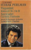 Itzhak Perlman &ndash; Niccol&ograve; Paganini / Pablo de Sarasate &ndash; Royal Philharmonic Orchestra, Lawrence Foster - Concerto No. 1 In D / Carmen Fantasy, Caseta a
