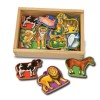 Animale de lemn cu magneti Melissa and Doug, Melissa &amp; Doug