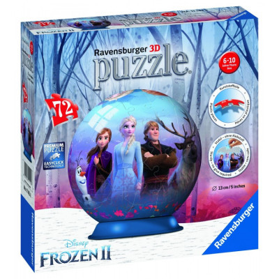 Puzzle 3D Frozen II, 72 piese Ravensburger foto