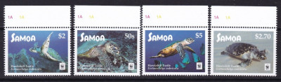 Samoa 2016 fauna marina MI 1348-1351 MNH w59 foto