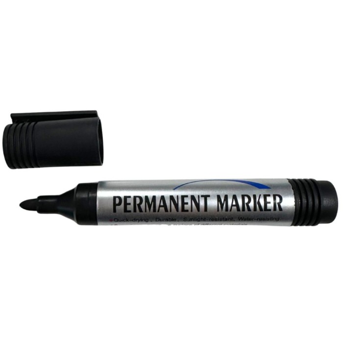 Marker permanent Negru, economic
