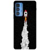 Husa compatibila cu Motorola G51 model Space invaders, Silicon, TPU, Viceversa, Transparent, Carcasa