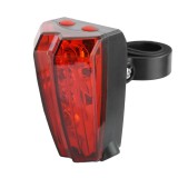 Stop 5 led-uri pentru bicicleta, proiectie laser culoar siguranta, alimentare baterii aaa MultiMark GlobalProd, Oem