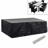 Cumpara ieftin Husă mobilier grădină, 8 ocheți, 300x140x90 cm
