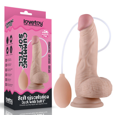 Squirting Dildo Ultra Realistic cu Ejaculare, 20 cm foto