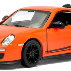 Macheta Kinsmart Porsche 911 GT3RS 1:36 Portocaliu/Negru KT5352