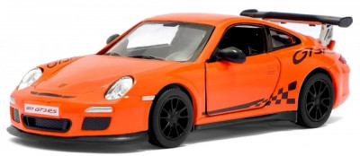 Macheta Kinsmart Porsche 911 GT3RS 1:36 Portocaliu/Negru KT5352 foto