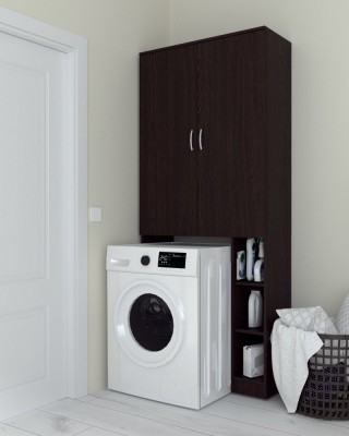 Dulap MS 2U Polite, 85x35X199 cm, Wenge foto