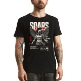 Tricou Barbati, stil gladiator, negru, marime L