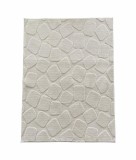 Covor, model in relief,Stone,160x230 Crem