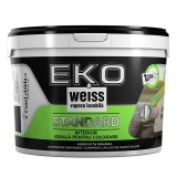Vopsea lavabila interior Casa Lebada Eko Weiss Standard, alba, 2.5L (4kg), antimucegai