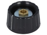 Buton rotativ negru cu indicator 36mm