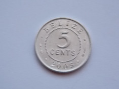 5 CENTS 2003 BELIZE foto