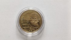 Romania -50 bani 2010-Aurel Vlaicu UNC+capsula