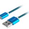 Cablu de incarcare si transfer de date GoGEN, USB la Lightning, 1 metru,