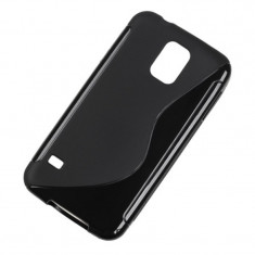 Husa Back Cover telefon Samsung Galaxy S5, Negru foto