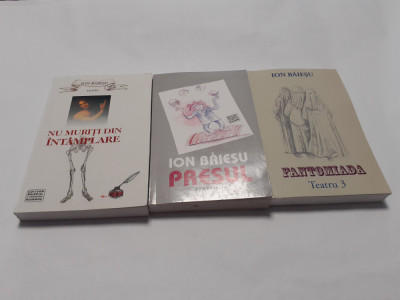 ION BAIESU TEATRU 3 VOLUME -MUZEUL LITERATURII ROMANE RF1/4 foto