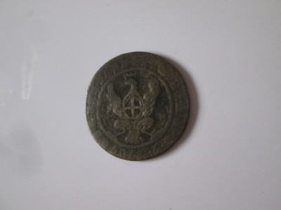 Rara! Statele Italiene-Regatul Sardiniei 2.6 Soldi 1815 argint slab(billon),diametrul=19 mm,greutate=2,20 grame foto