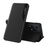 Husa Honor 200 Lite Eco Leather View flip tip carte, negru
