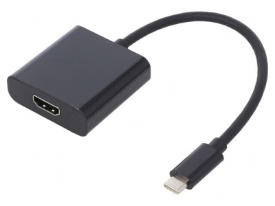 Adaptor USB-C la HDMI Negru 0.23m foto