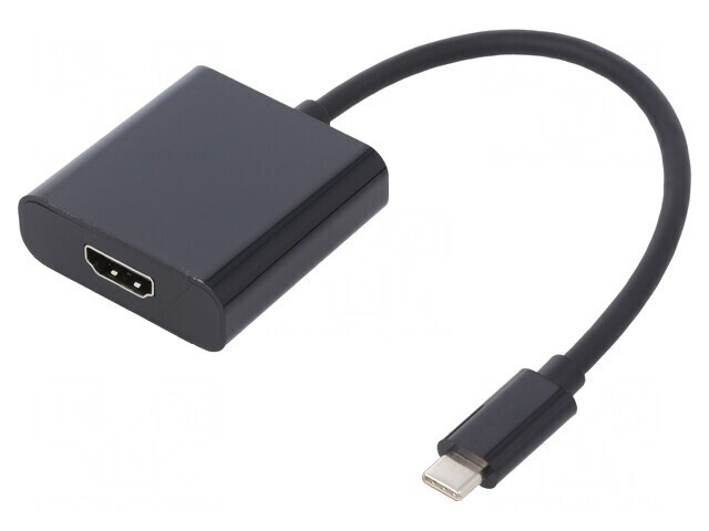 Adaptor USB-C la HDMI Negru 0.23m