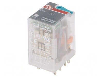 Releu Electromagnetic 4PDT 12VDC 6A foto