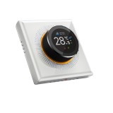 Termostat inteligent de ambient pentru centrala BIRAI&reg; Design modern Smart Controlat Prin Internet/Smartphone WI-FI Aplicatia Tuya Programare Saptaman