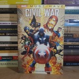 MARK MILLAR - CIVIL WAR ( BD MARVEL ) , EDITURA LITERA , 2021 *