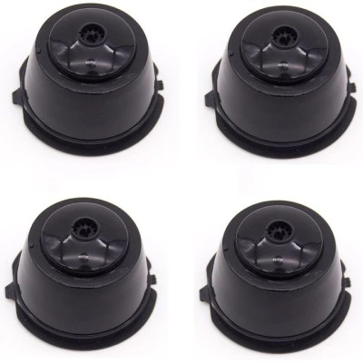 Set 4 Capsule cafea, reutilizabila, reincarcabila, compatibil Dolce Gusto, negru foto