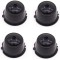 Set 4 Capsule cafea, reutilizabila, reincarcabila, compatibil Dolce Gusto, negru