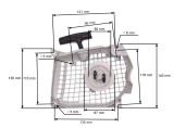 Demaror drujba compatibil Stihl MS 291