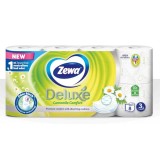 Cumpara ieftin Hartie igienica cu 3 straturi 8 role Zewa Deluxe Camomile Comfort